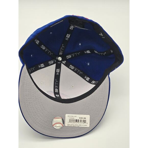 Atlanta Braves New Era 1972 Cooperstown Collection 59FIFTY Fitted Hat Sz 7 1/4 - Picture 6 of 8